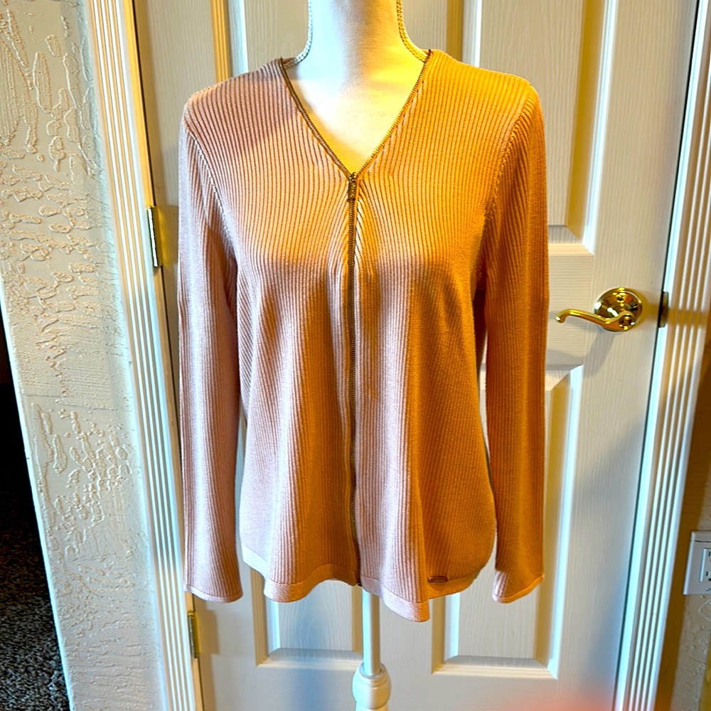 Calvin Klein zip up sweater